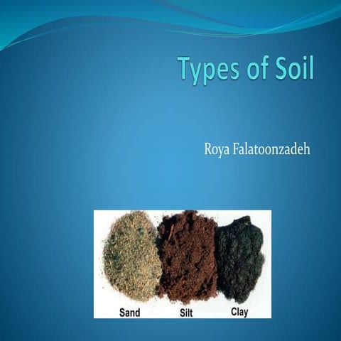 Types of soil