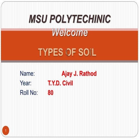 Types of soil