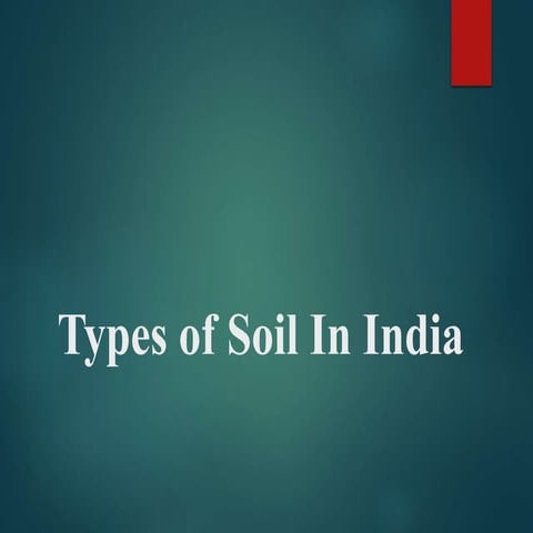 Types of soil 