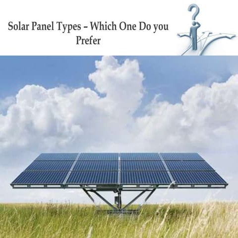 Types of Solar Panels | PDF