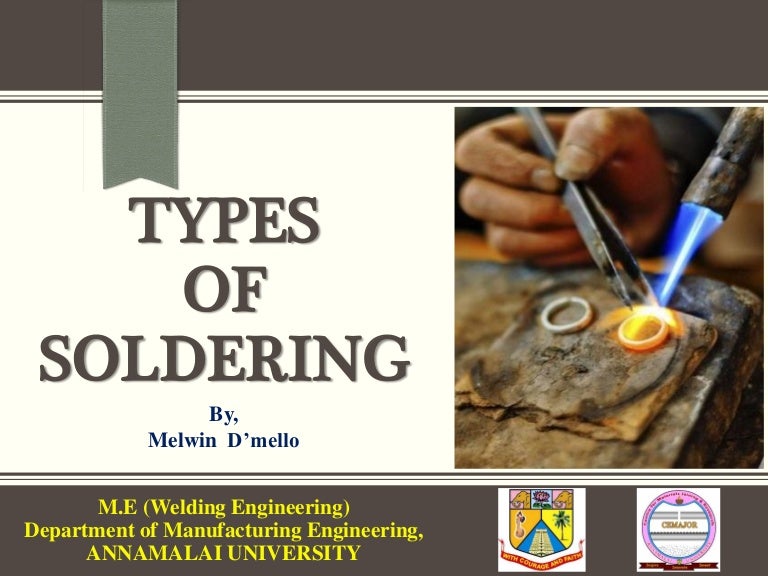 Types of Soldering