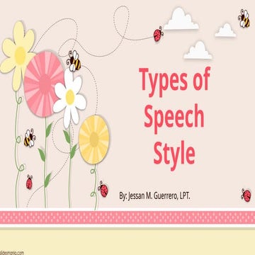 Types of Speech Styles (2nd quarter 1st).pptx