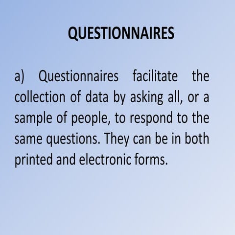 Types of survey questions research