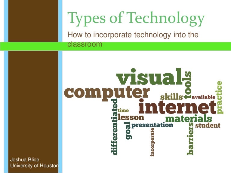 Types of technology (copy with audio in one file)