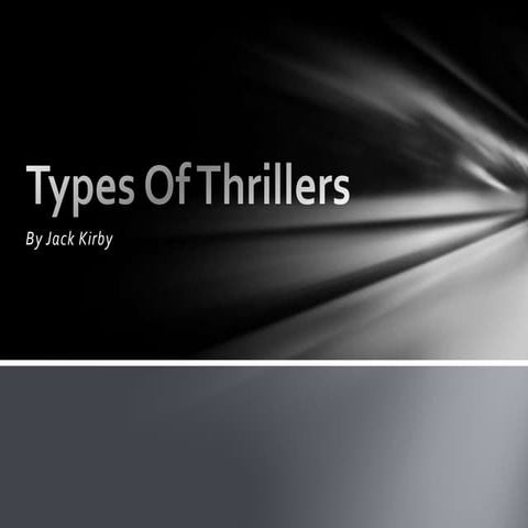 Types of thrillers