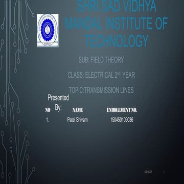 Types of transmission lines