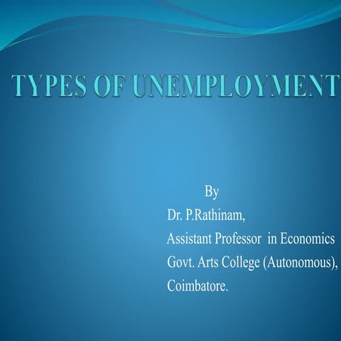 Types of Unemployment | PPT