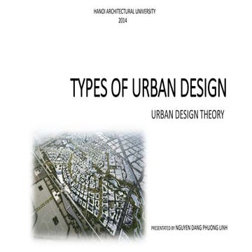 Types of urban design