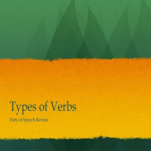 Types of Verbs