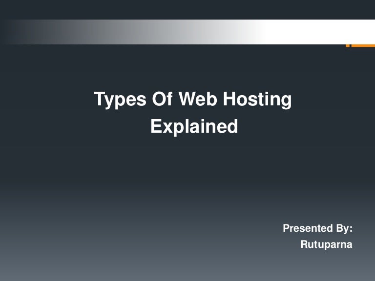 web hosting