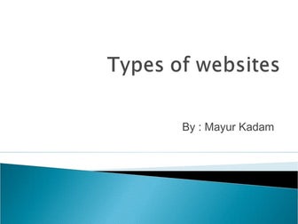 Different Types of Websites