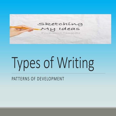 Types of writing | PPT