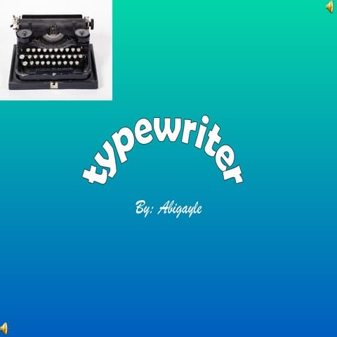 Typewriter
