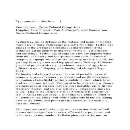 Type your short title here     1Running head Cross-Cultural.docx