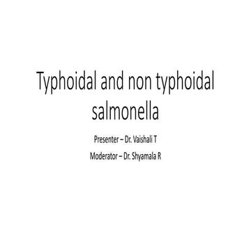 Typhoidal and non typhoidal salmonella.pptx