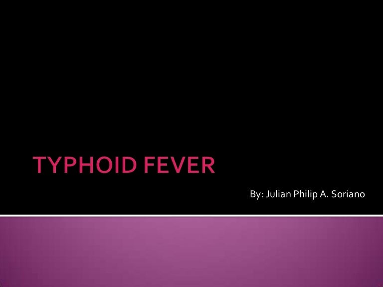 Typhoid fever
