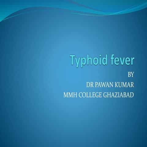 Typhoid fever