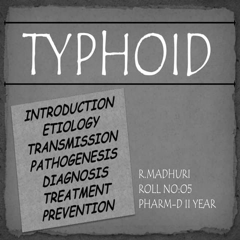 Typhoid fever  madhuri