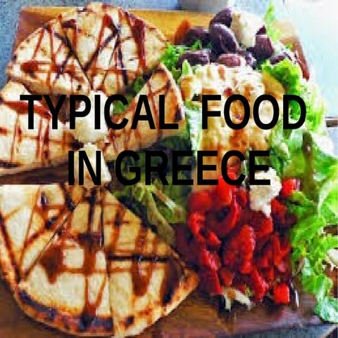 Typical food in greece ximo and ferran