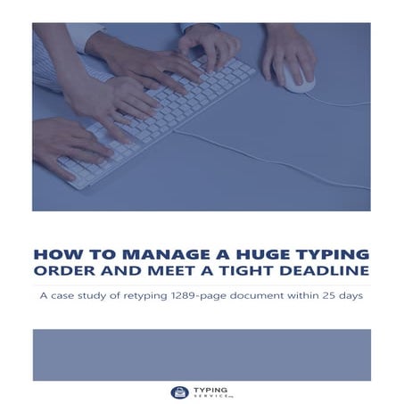 Case Study On Typing | PDF