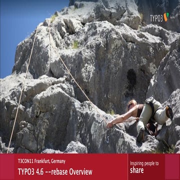 TYPO3 4.6 --rebase Overview