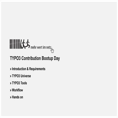 TYPO3 Contribution Bootup Day
