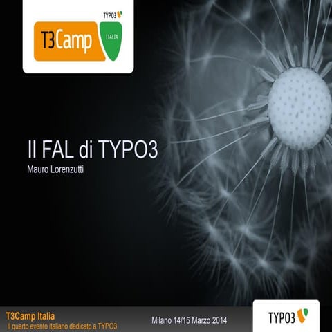 Il FAL di TYPO3 6.x