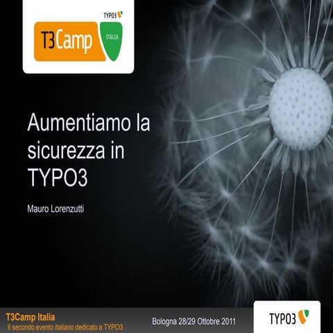 Aumentiamo la sicurezza di TYPO3