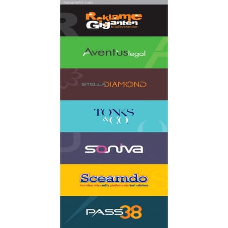 Typographic logo design