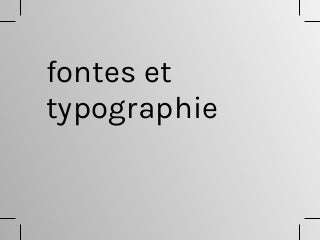 Typographie - notions de design graphique, HE-Arc, 2018