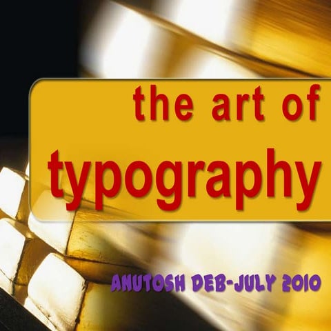 Basics of Typography