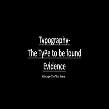 Typography 