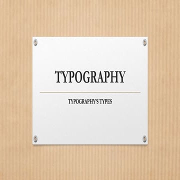 Typography Basics for DTP | PPTX