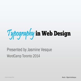 Typography in Web Design (WordCamp ...