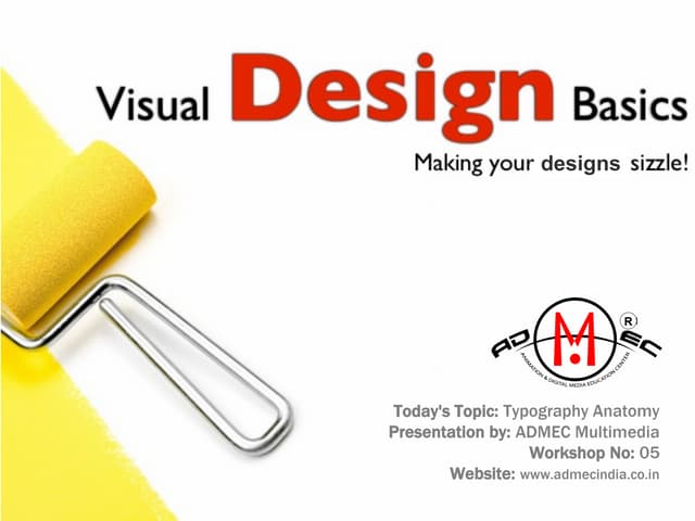Typography Anatomy By ADMEC Multimedia Institute