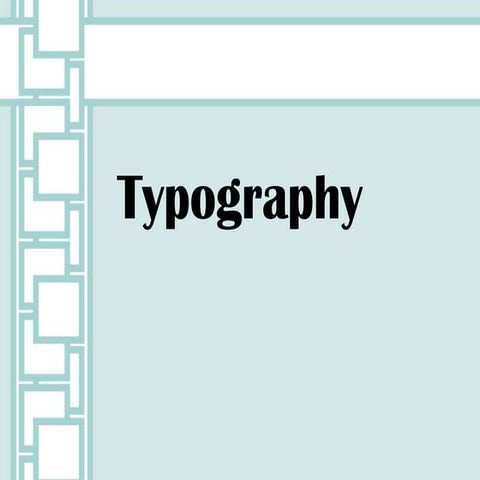 Typography Basics for DTP