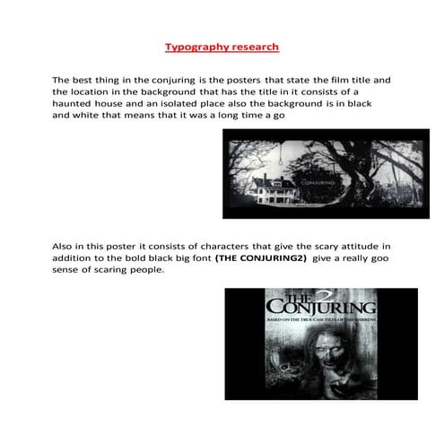 The conjuring | DOCX