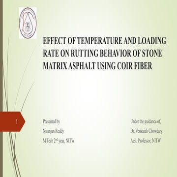 Effect of temperature and loading rate on rutting behavior of stone matrix asphalt using coir fiber