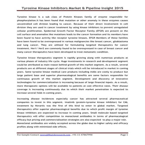 Tyrosine Kinase Inhibitors (TKIs) – Mechanism, Classification ...