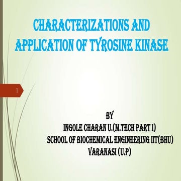 Tyrosine kinase ppt