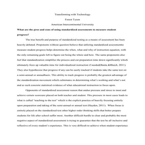 Transforming with Technology