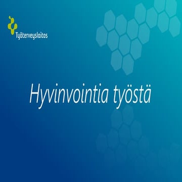 31.10.2016 Työyhteisötaidot työn kehittämisessä