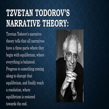 Tzvetan todorov’s narrative theory