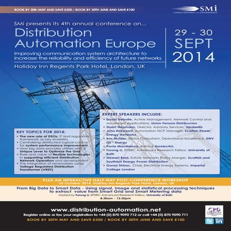 SMi Group's 4th annual Distribution Automation Europe