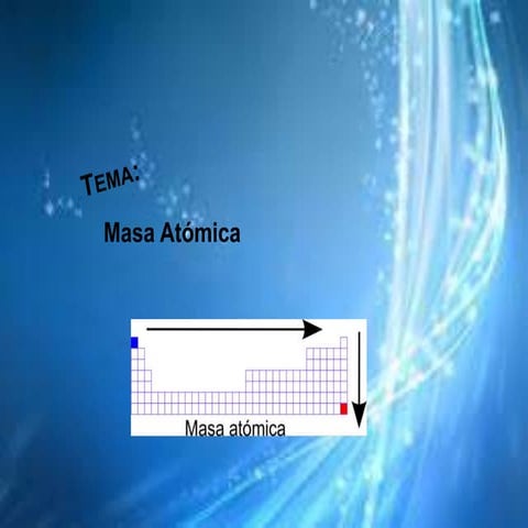 masa atomica