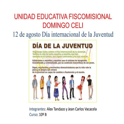 dia de la juventud | PPTX