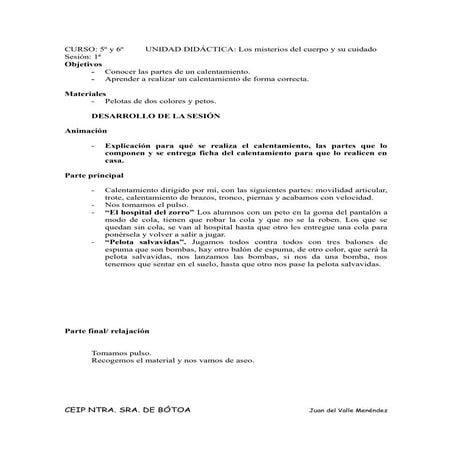 U.d.2 los misterios del cuerpo y su cuidado