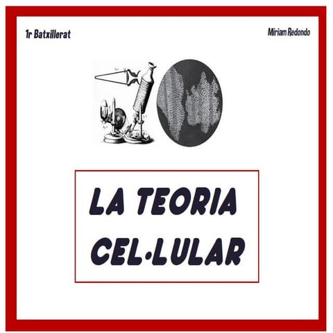 TEORIA CEL·LULAR (Biologia 1r batx)