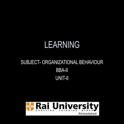U 2.2 ob bba-ii learning
