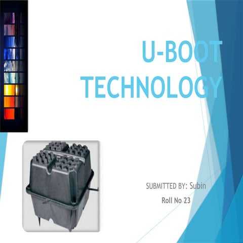 U-BOOT TECHNOLOGY for the civil construction | PPTX